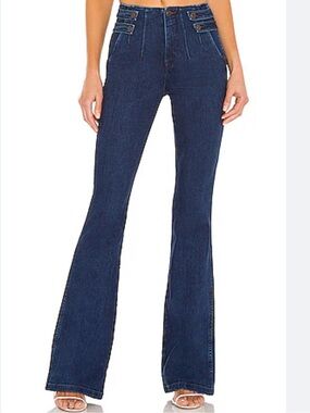 Veronica Beard Beverly High Rise Skinny Jean in Washed Oxford Size 27/4